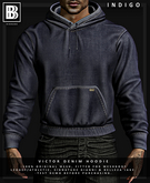 [BB] Victor Denim Hoodie - Indigo