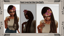 Flower in Your Hair - Wearable (Copy/Modify)