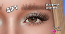 GIFT Blue glitter-eyeshadow Vivi evox