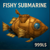 Fishy Submarine – Steampunk Deep-Sea Explorer