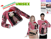 OKshop Ugly Sweater Nezuko Unisex men and woman Merry christmas belleza maitreya legacy Reborn EBody TMP anime kawaii 
