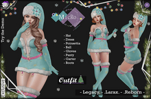 - MicRo - Outfit Mrs. Claus Aqua 
