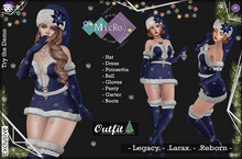 - MicRo - Outfit Mrs. Claus Blue 