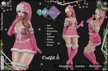 - MicRo - Outfit Mrs. Claus Pink 