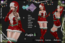 - MicRo - Outfit Mrs. Claus Red