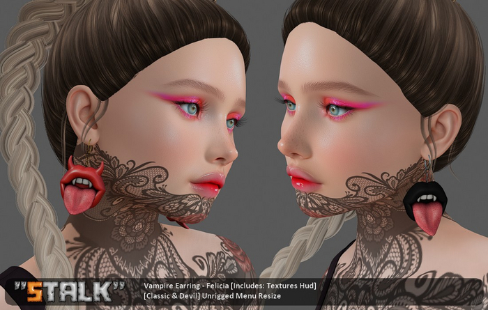 Vampire Earring [Classic & Devil] - Felicia