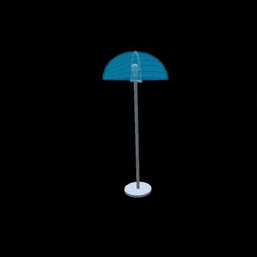 Floor Lamp Blue 
