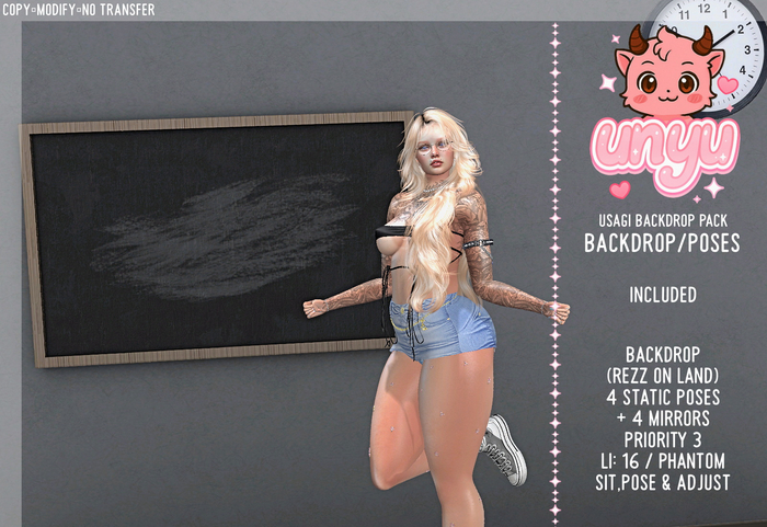 [unyu] Usagi Backdrop Pack
