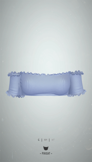 -Pixicat- Pippi Top (LightBlue)