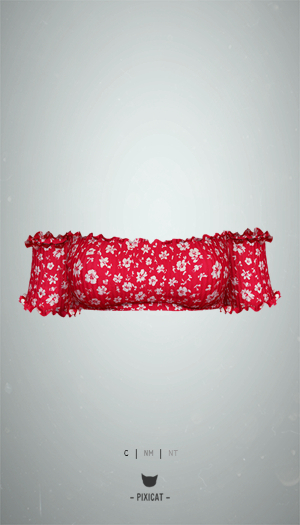 -Pixicat- Pippi Top (FlowerRed)