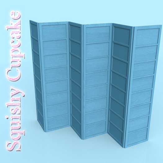 Blue Divider Shelved