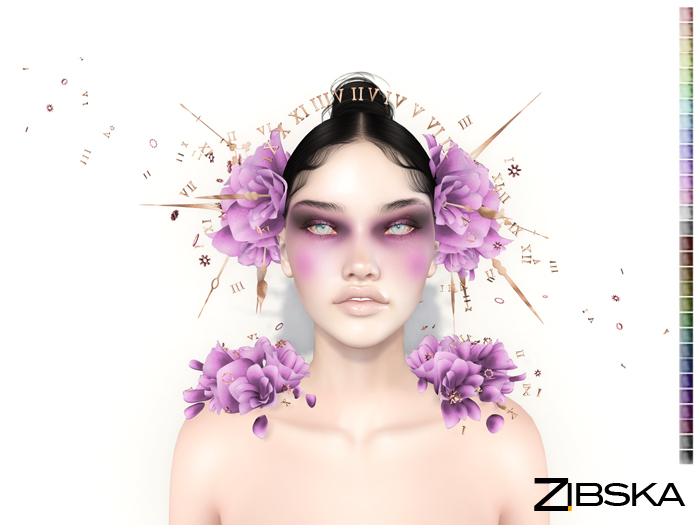 Zibska ~ Wile color change headpiece and shoulder adornments
