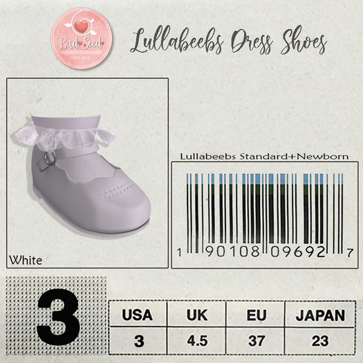 LullaBeebs Dress Shoes White