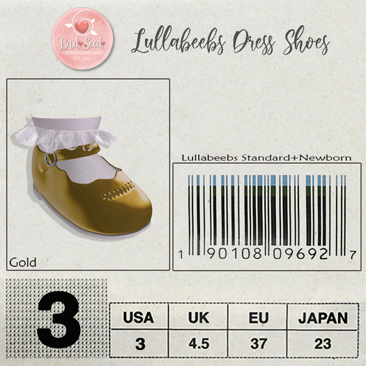 LullaBeebs Dress Shoes Gold
