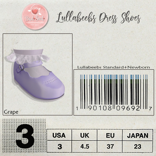 LullaBeebs Dress Shoes Grape