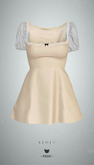 -Pixicat- Saylor Dress (Cream)