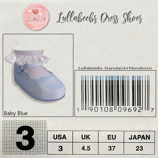 LullaBeebs Dress Shoes Baby Blue