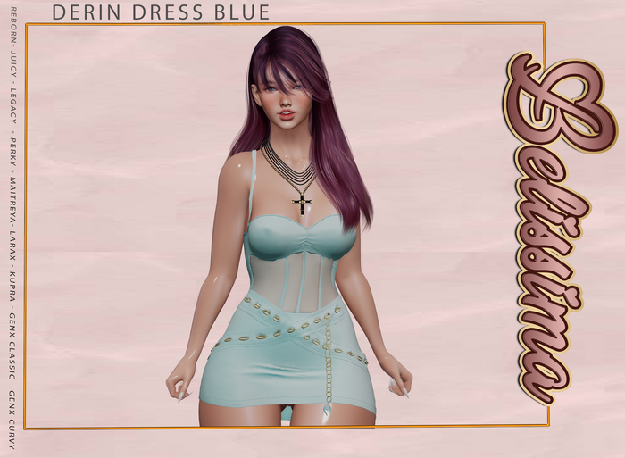 [Belissima] Derin Dress Blue