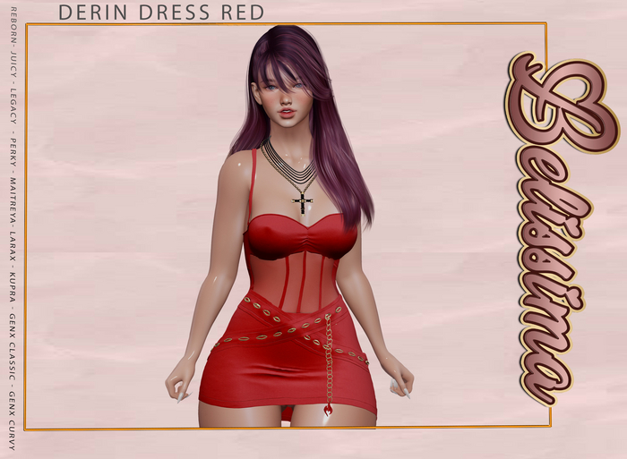 [Belissima] Derin Dress Red