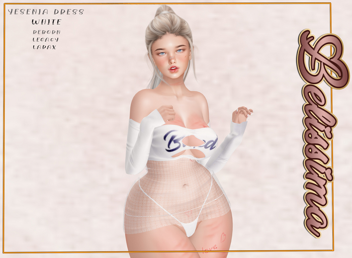 [Belissima] Yesenia Dress White
