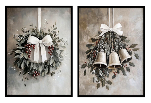 Tams - Wall Decor - Festive Bells Duo