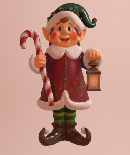 ALPHA Sculpts Christmas Elf Helper