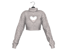 Loki - Bailey Heart Sweater - Grey