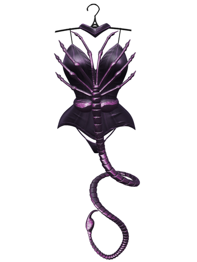 aprelle creature corset purple