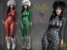 Stella, Christmas Knit Onsie , Fatpack