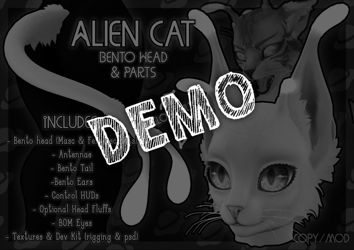 [FH] Alien Cat Head [DEMO]