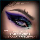 [Chronic] Baby Horns Brow Tat [add]