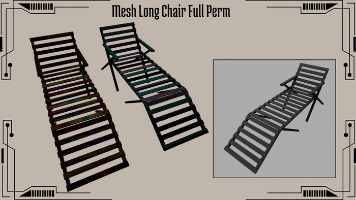 Long Chair - Mesh (Full Perm)