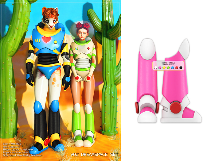 [VOZ] Dreamspace Boots (Pink)