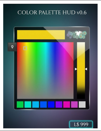 Second Life Marketplace - ChromaMaster Color Palette HUD FP