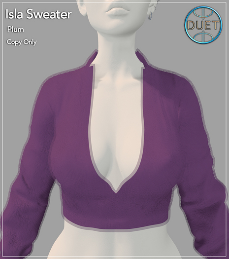 Duet Isla Sweater Plum