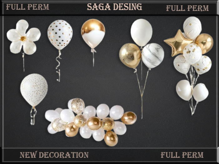 Saga Design New Full Perm Decoration 040