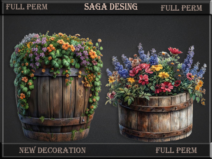 Saga Design New Full Perm Decoration 045