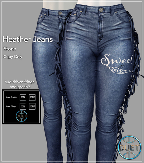 Duet Heather Jeans Stone 