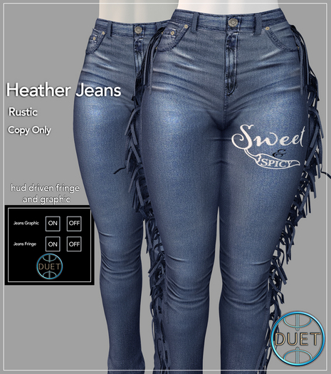 Duet Heather Jeans Rustic