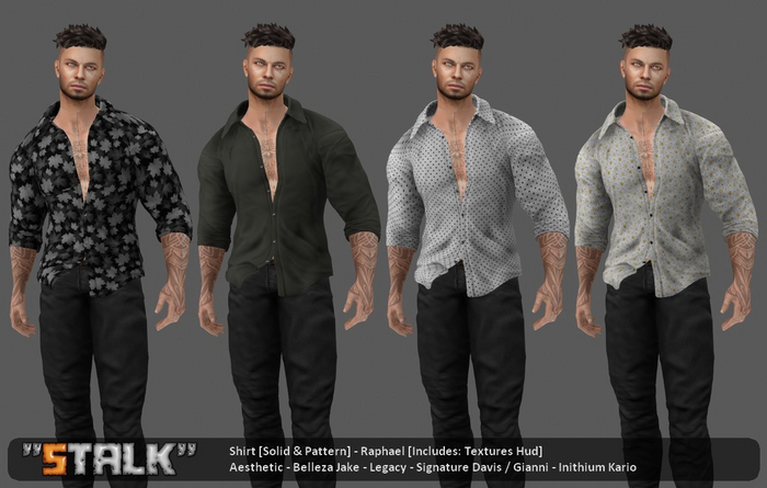 Shirt [Solid & Pattern] - Raphael [DEMO]