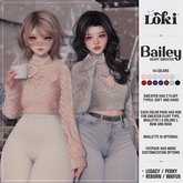 Loki - Bailey Heart Sweater - FATPACK