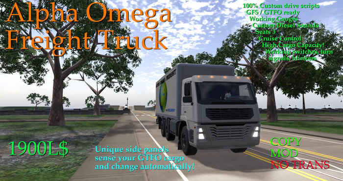 Alpha Omega Freight Truck