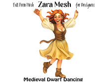 ZM PBR Medieval Dwarf Dancing FULL PERM MESH