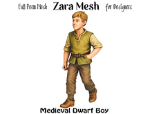 ZM PBR Medieval Dwarf Young Boy FULL PERM MESH