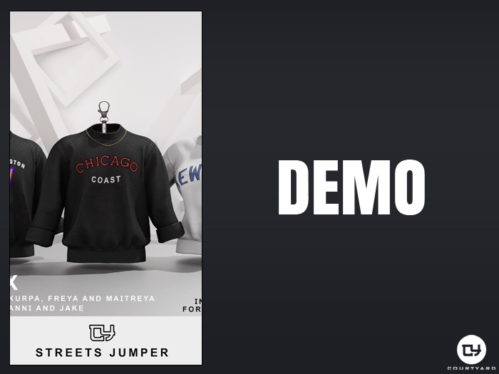 '' COURTYARD '' STREETS JUMPER - DEMO