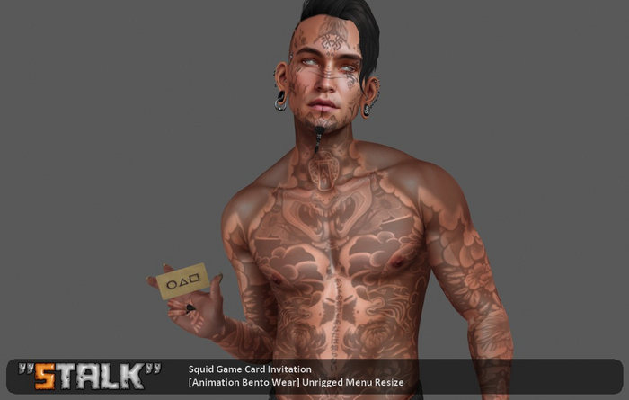 Squid Game Card Invitation