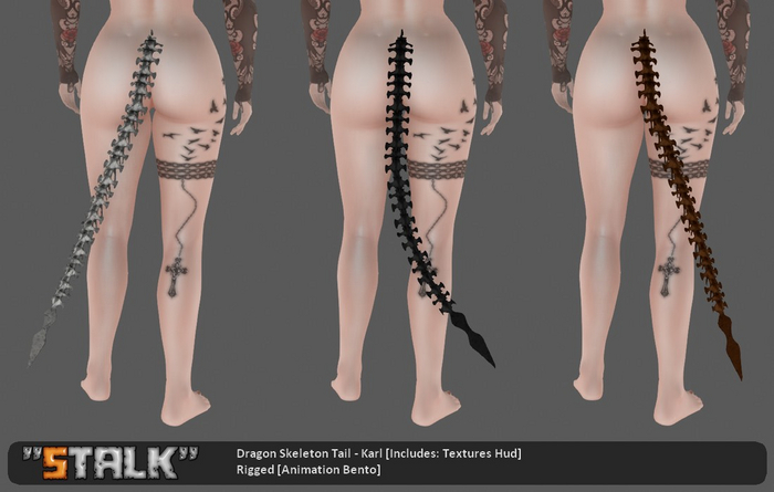 Dragon Skeleton Tail - Karl [DEMO]