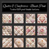 *Wallflowers* Quilts & Comforters - Blush Pink