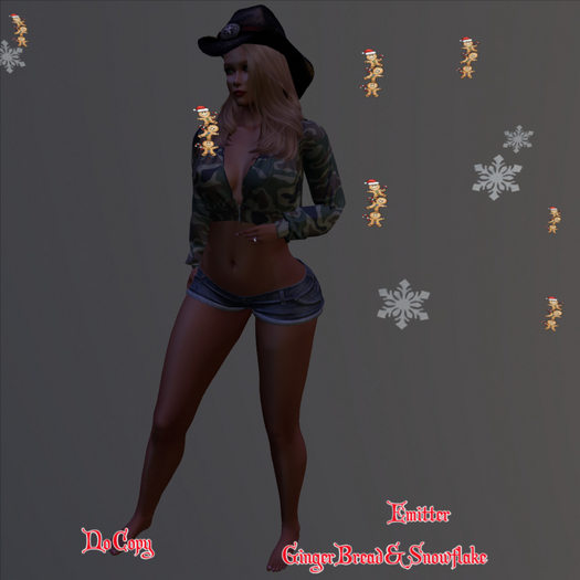 Closet Shopping--GingerBread & SnowFlake Emitter - Boxed