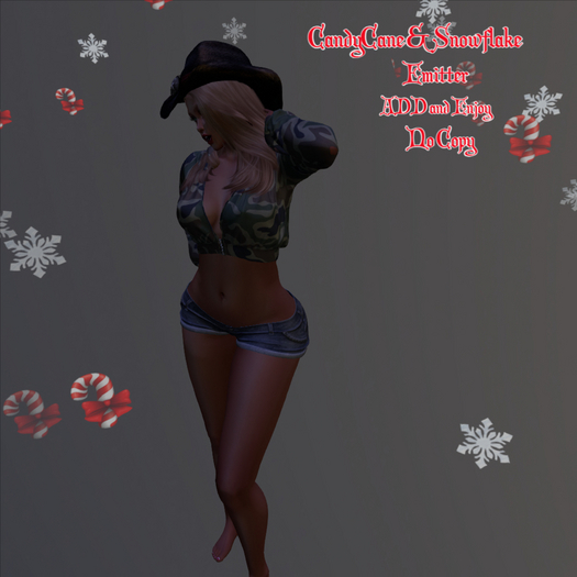 Closet Shopping-- CandyCane & SnowFlake Emitter-Boxed